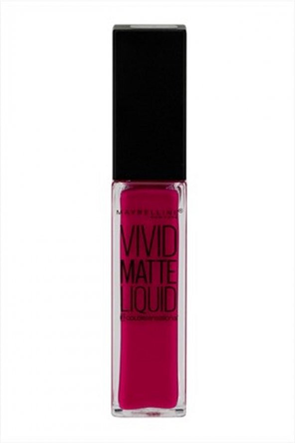 Maybelline New York Color Sensational Vivid Matte Mat Likit Ruj 30 Fuchsia Ecstasy - 1