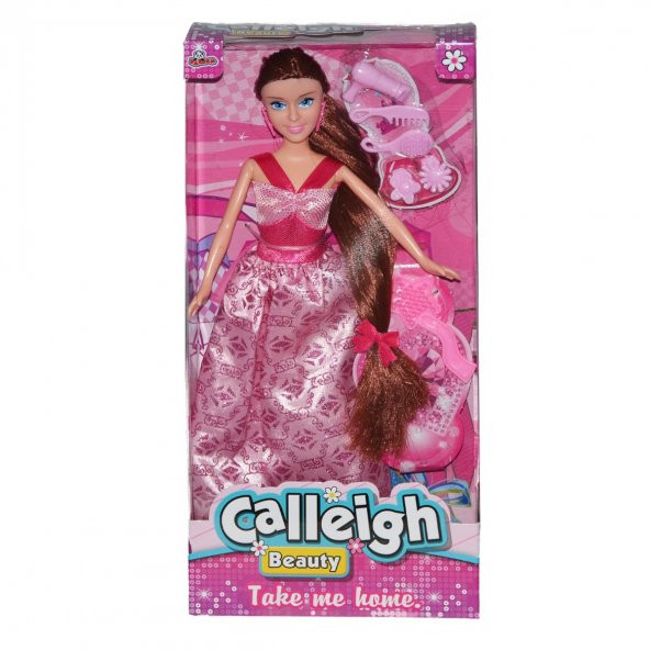 WG-66412 Uzun Saçlı Calleigh Bebek 30 cm -Vardem - 5