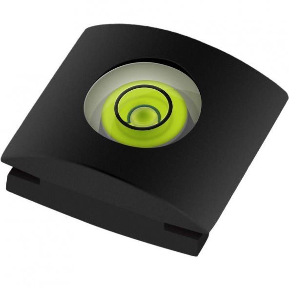 DSLR Ve SLR İçin Su Terazili Hot Shoe Flaş Kızağı Kapağı - 6