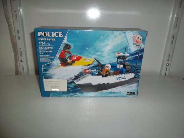 POLİCE JUSTİCE POLİS 114 PARÇA LEGO