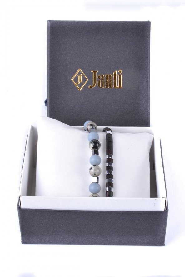 JTKB20042 JANTİ DOĞALTAŞ KOMBİN BİLEKLİK - 2