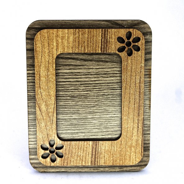 Mini Ahşap İşleme Figüratif Fotoğraf Çerçevesi Hediyelik 10 Adet - 8