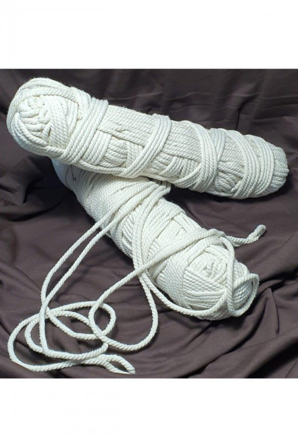 Makrome İpi 3 Mm Pamuk Hobi İpi (10 Kg)