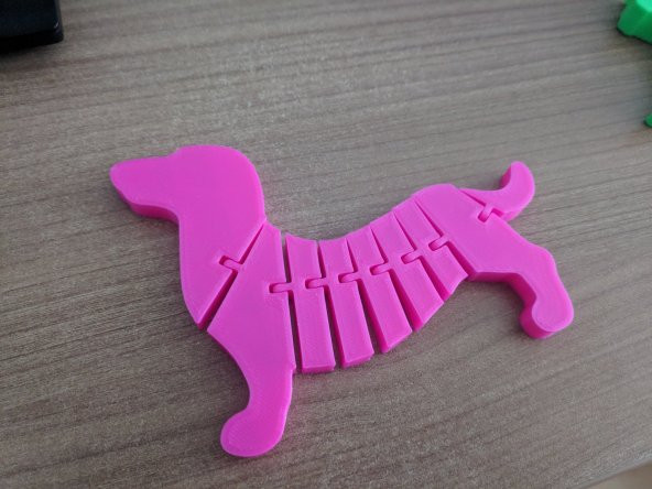 Mafsallı Dachshund  Biblo Dekoratif Hediyelik Süs Eşyası Maket - 3