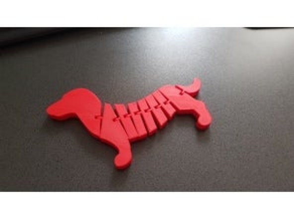 Mafsallı Dachshund  Biblo Dekoratif Hediyelik Süs Eşyası Maket - 7