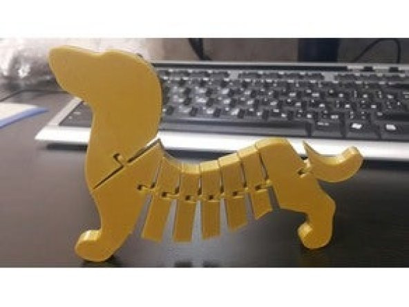 Mafsallı Dachshund  Biblo Dekoratif Hediyelik Süs Eşyası Maket - 8
