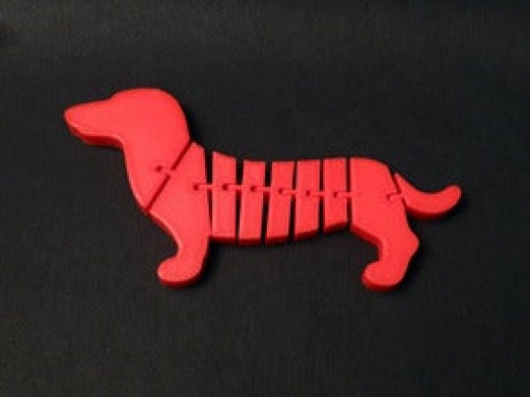Mafsallı Dachshund  Biblo Dekoratif Hediyelik Süs Eşyası Maket - 10