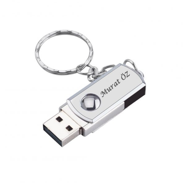 Kişiye özel 16 GB Anahtarlık USB bellek Metal Kutulu A Kalite