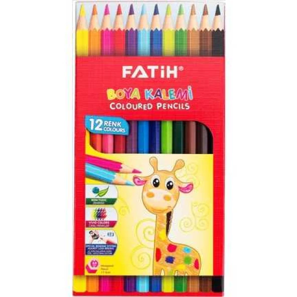 FATİH UZUN KURU BOYA 12Lİ