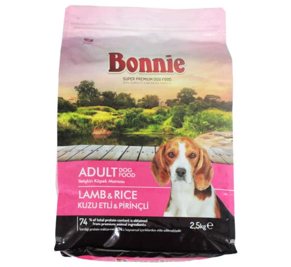 BONNIE KÖPEK MAMASI 2,5 KG KUZU