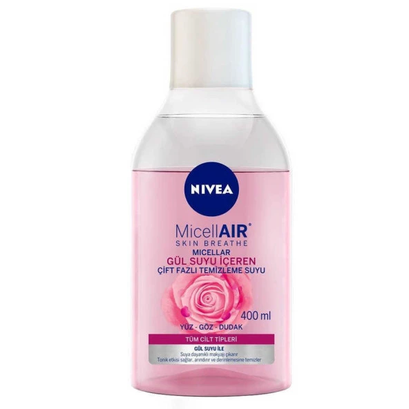 NİVEA ROSE WATER YÜZ TEMİZLEME SUYU 400ML