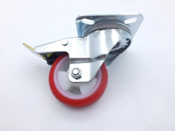 Uygur TermokauçukFrenli 80 mm Teker 120 Kg Kadar Taşır - Resim 2