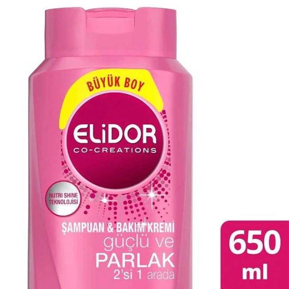 ELİDOR ŞAMPUAN 650ML GÜÇLÜ PARLAK 2 Sİ 1