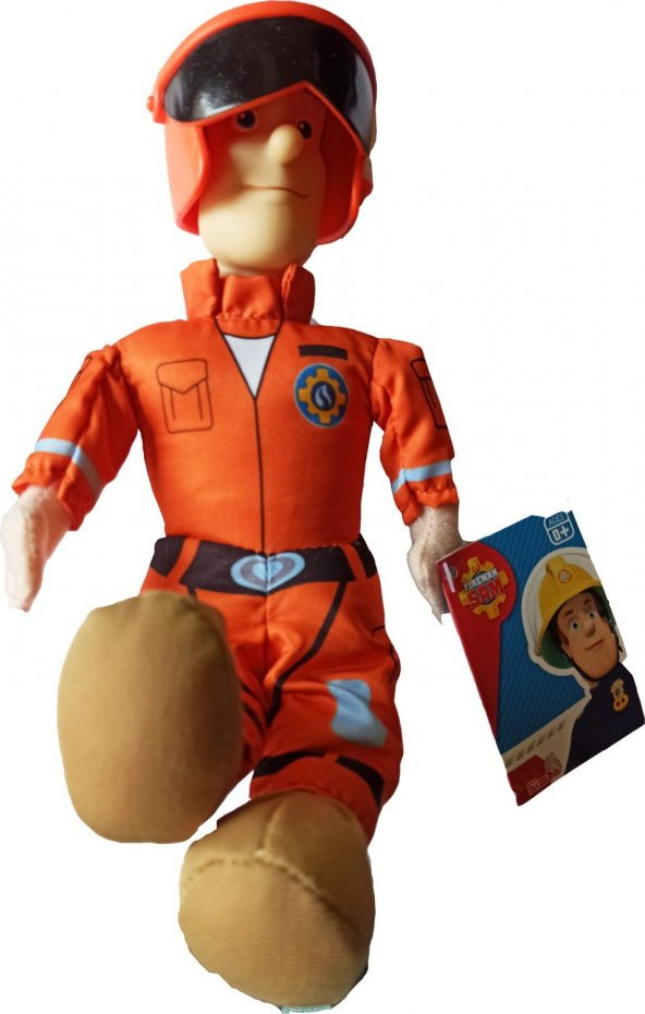 İtfaiyeci Sam Oyuncak Peluş İtfaiyeci Sam Görevde Figürü 25 cm - 4