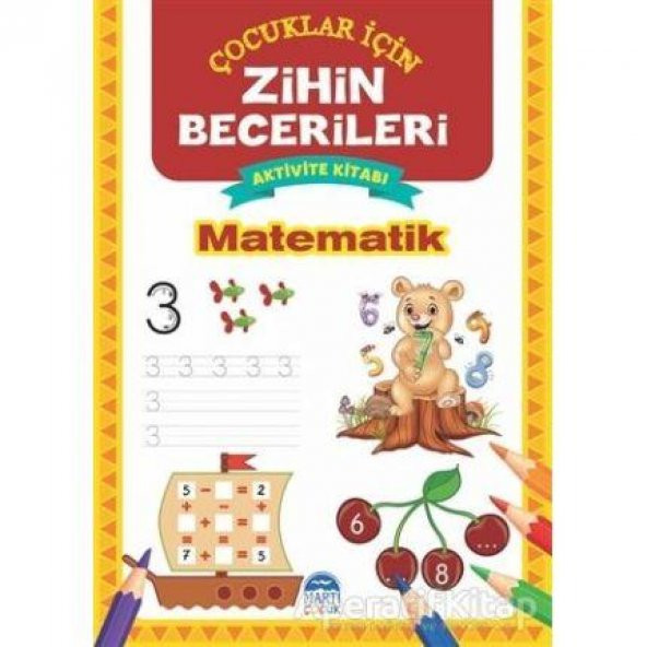 Çocuklar İçin Zihin Becerileri Aktivite Kitabı Matematik Martı Çocuk Yayınları - 1