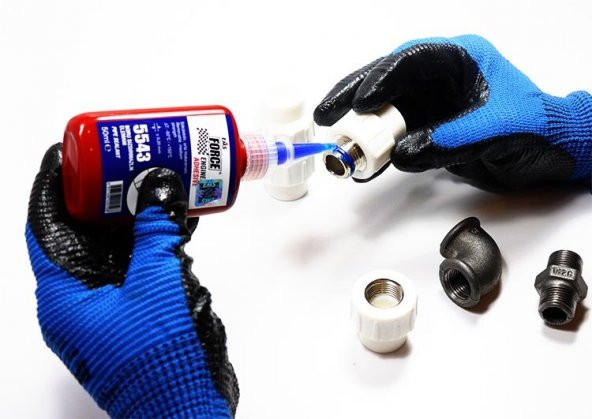 Ems Force Sıvı Conta Teflon Boru Sızdırmazlık Contası Loksel 50ML - 2
