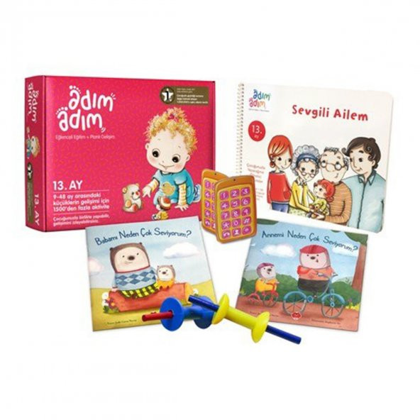Adım Adım Bebek Eğitim Seti 13. Ay - 2