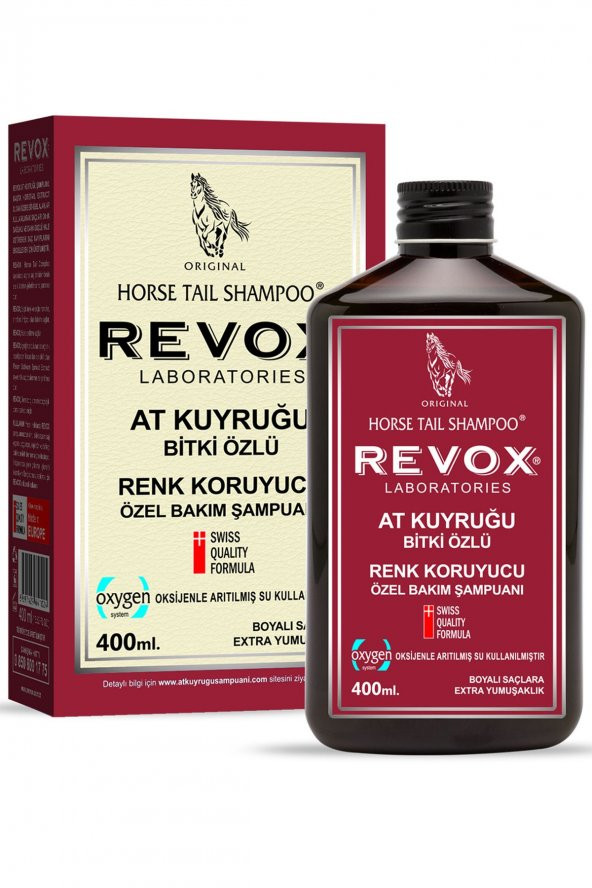 Revox At Kuyruğu Bitki Özlü Renk Koruyucu Bakım Şampuanı 400 ml