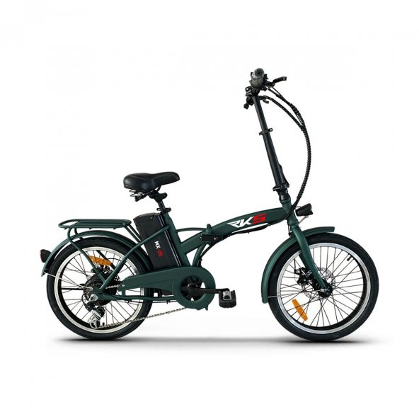 RKS MX25 Katlanabilir Elektrikli Bisiklet Yeşil