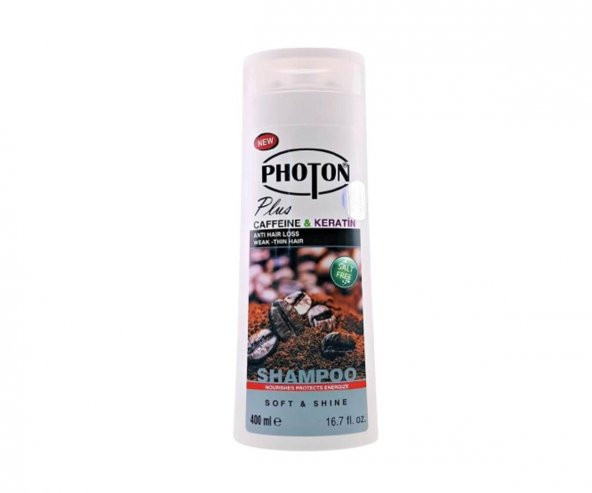 Photon Plus Kafein ve Keratin içerikli Şampuan 400ml