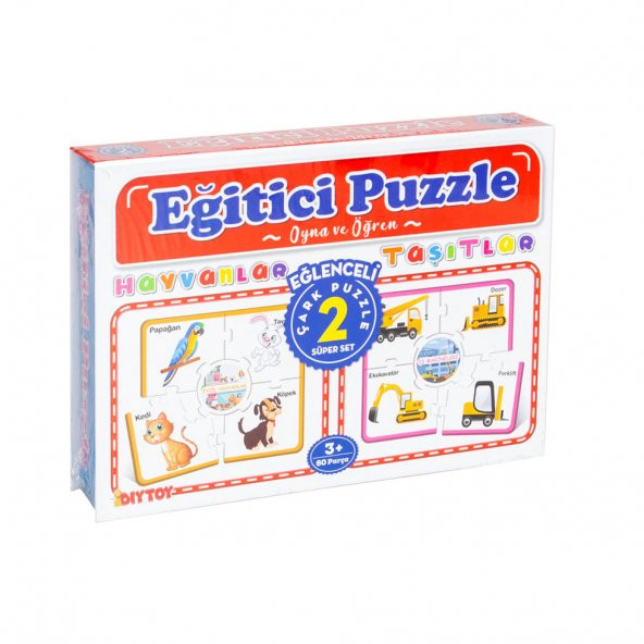 Diy-Toy Eğitici Puzzle Oyna ve Öğren CP1963