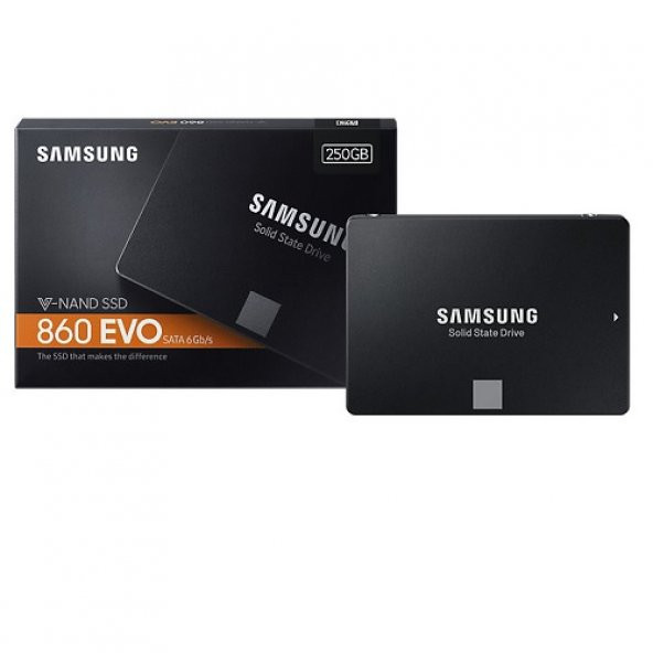 SAMSUNG 860 EVO MZ-76E250BW 250GB 550- 520MB/s SSD SATA-3 Disk