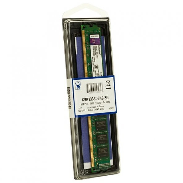 KINGSTON 8GB DDR3 1333MHZ CL9 PC RAM VALUE KVR1333D3N9/8G - 3