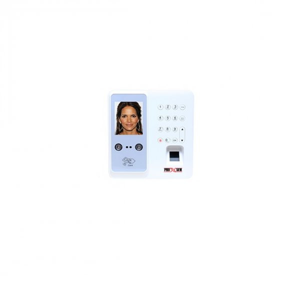 PROXSEN PS FACE-610W ID 2.8" 1.000 Kişi Kapasiteli Yüz Tanıma,Parmak İzi Okuyucu PDKS Cihazı Yazılım Dahil - 1