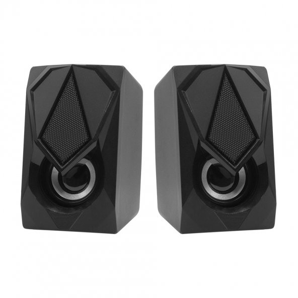 FRISBY FS-2136U-B 1+1 USB Siyah 12w Hoparlör RGB Ledli - 5
