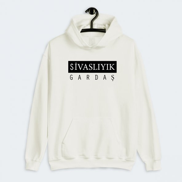 Sivaslıyık Gardaş Yazılı Kapşonlu Cepli Sweatshirt