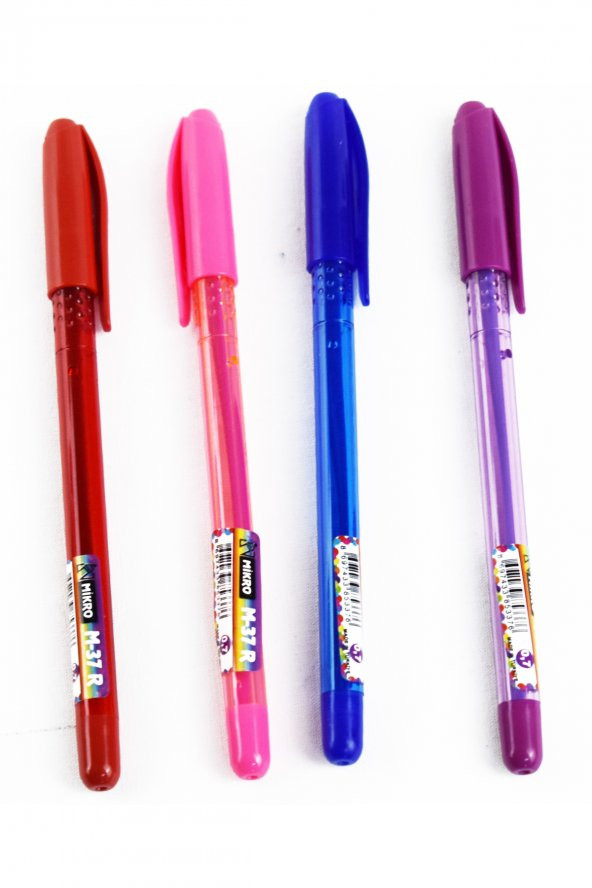 4lü Renkli Tükenmez Kalem
