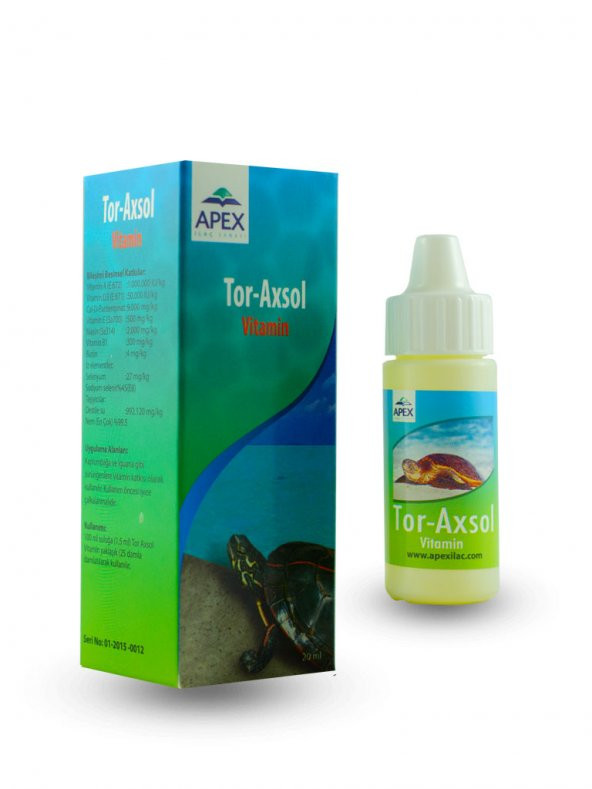 Apex Tor Axsol Kaplumbağa ve Sürüngen Vitamini 20 ml