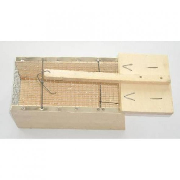 Fare Kapanı Küçük Dışı Komple Ahşap 11x22x9 Cm - 2