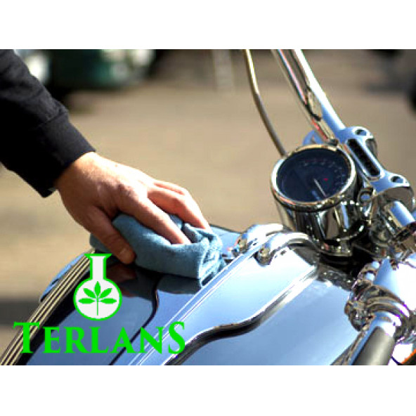 TERLANS Motosiklet Temizlik Bakım Seti 4 lü Mikrofiber Bez+Sünger - 3