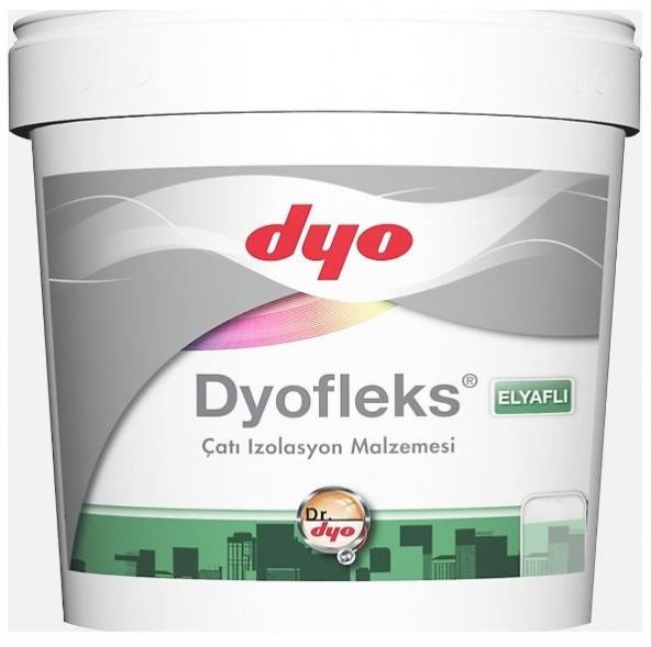 Dyofleks Elyaflı Çatı İzolasyon Malzemesi 2.5 Lt Beyaz