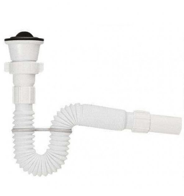 Japar Körüklü Lavabo Sifonu 50 Çıkışlı