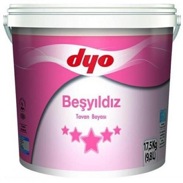 Dyo Beşyıldız Tavan Boyası 17.5 Kg