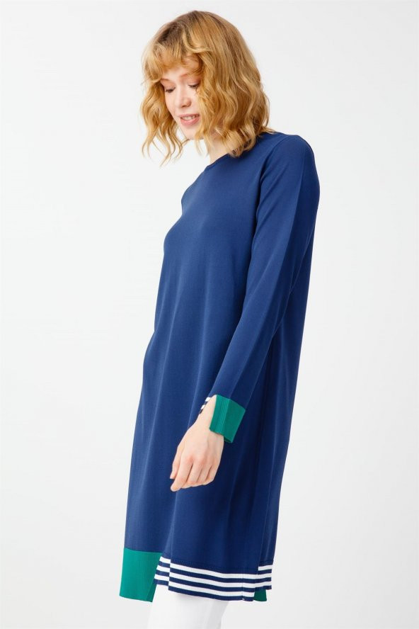 Çizgi Detaylı Rayon Tunik 20127.02 - 5