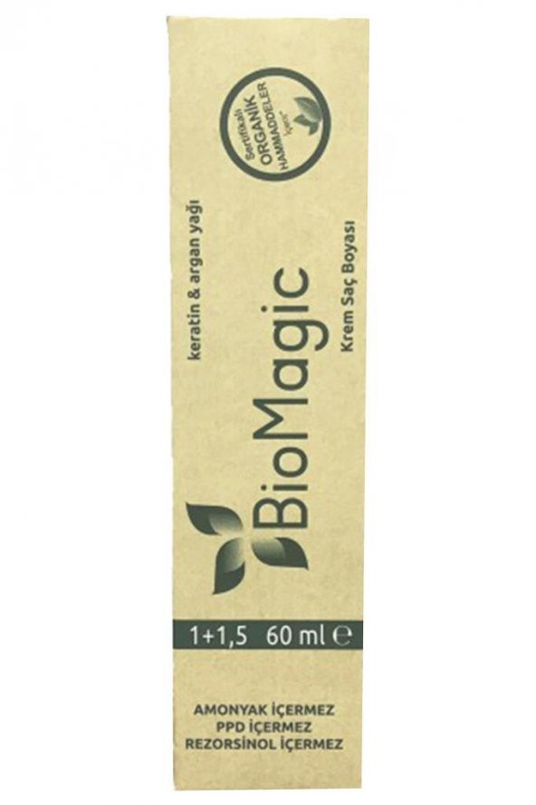 BioMagic Organik Amonyaksız Saç Boyası (Açık Kumral Bakır-88.76)+Oksidan (2 Adet) - Resim 2