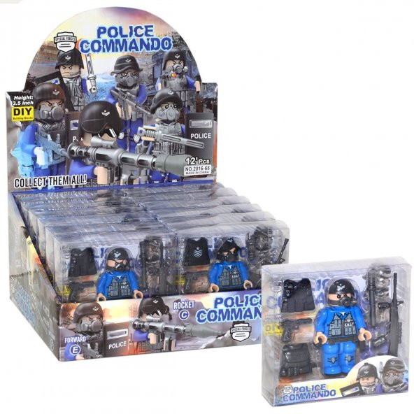 2016-68 Prestij, Mini Polis Seti - Police Commando - 2