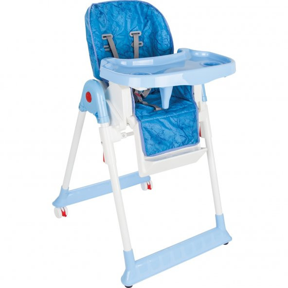 Norfolk Poly Smart Mama Sandalyesi - Sırt Ayarlı ve Kademeli - Mavi