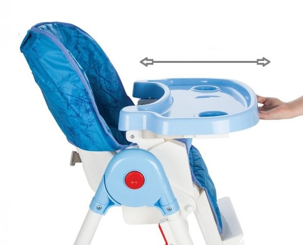 Norfolk Poly Smart Mama Sandalyesi - Sırt Ayarlı ve Kademeli - Mavi - 2