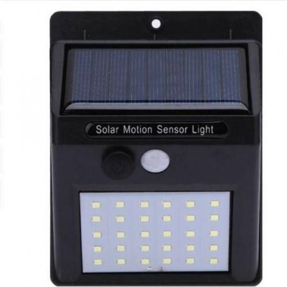 30 Led Sensörlü Solar Aydınlatma Güneş Enejisi İle Şarj Olur - 3