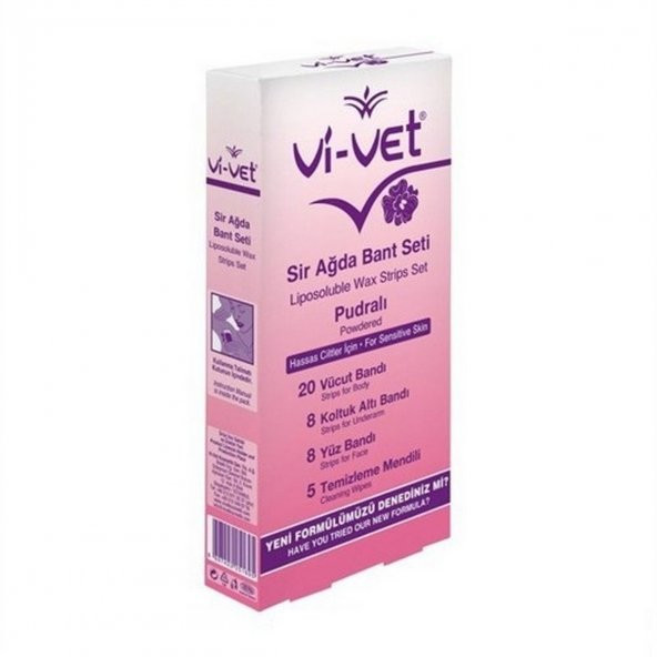 Vivet Pudralı Yüz İçin Sir Ağda Bandı - 2
