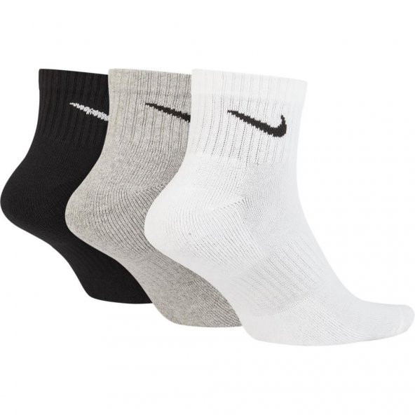Nike Everyday Lightweight Ankle 3Pr Çorap SX7677-901 - 2