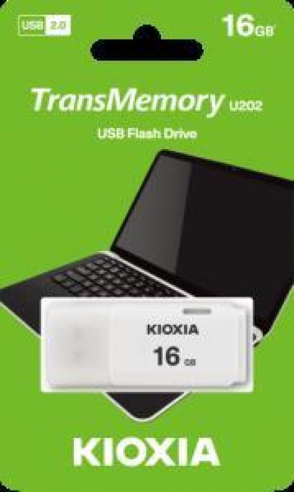 KIOXIA 16GB USB2.0 BEYAZ USB BELLEK LU202W016GG4