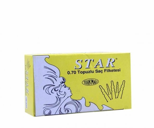 Star Saç Tokası 200 Adet