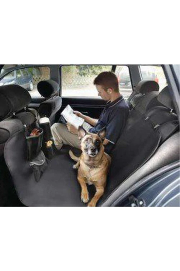 Koltuk Sıvı Su Geçirmez Kumaş Araba Oto Araç Arka Koltuk Kedi Köpek Için Koltuk Örtüsü Kılıfı - Resim 5