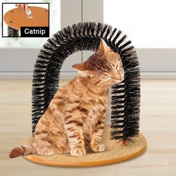 Kedi Kaşınma Tırmalama Evi Tahtası Oyuncağı Kedi Sürtünme Aparatı - 3