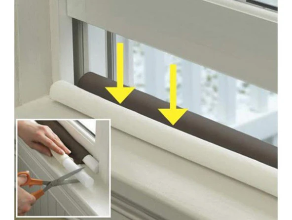 Kapı Altı Önü Soğuk Rüzgar Önleyici Menfez Çift Taraflı Sünger - Resim 5